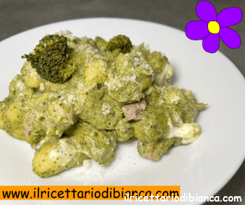 Gnocchi broccoli e salsiccia cremosi