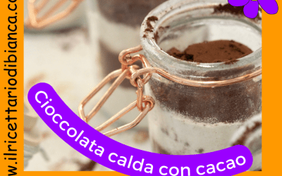 Cioccolata calda fatta in casa con cacao