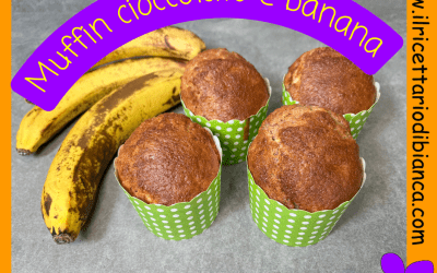 Muffin cioccolato e banana