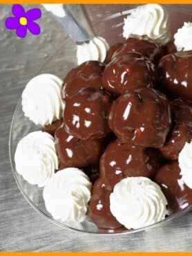 Profiterole al cioccolato