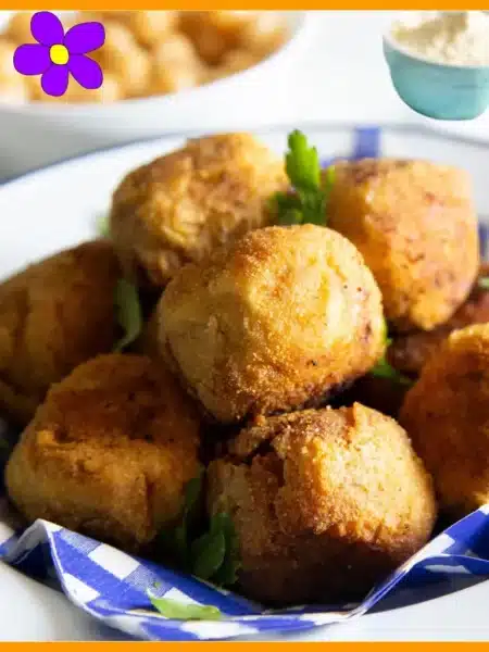 Polpette di ceci e pecorino