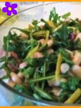 Polpo e fagioli cannellini con rucola