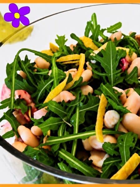 Polpo e fagioli cannellini con rucola