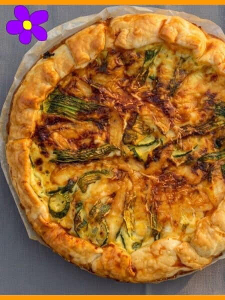 Torta salata alle zucchine