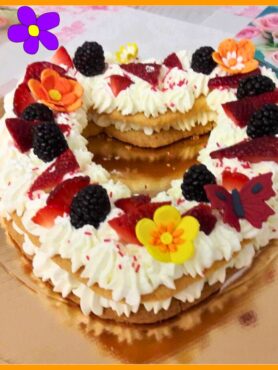 Cream tart cuore