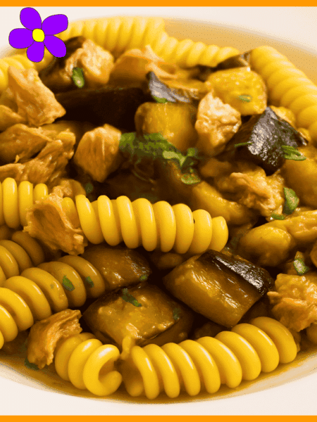 Pasta con melanzane e tonno