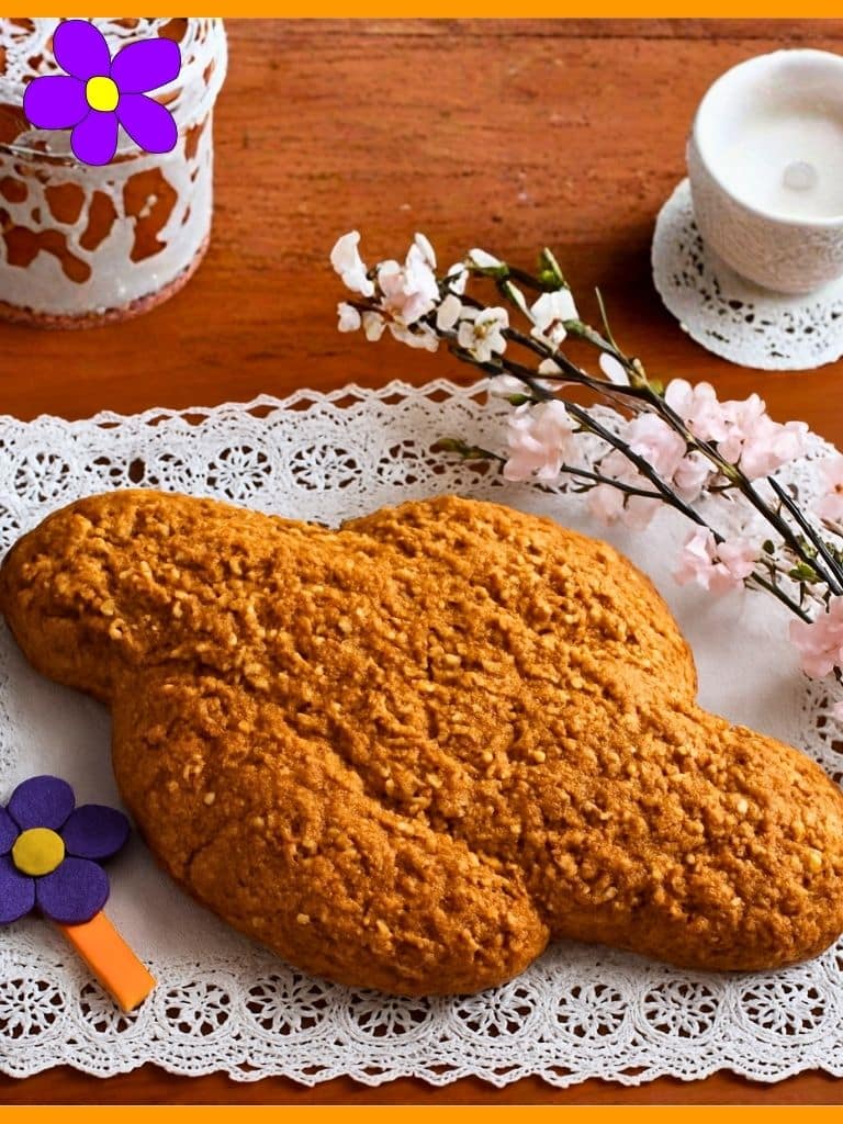 Colomba con gocce di cioccolato