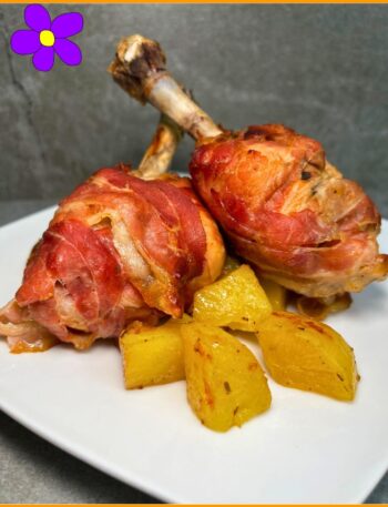 Cosce di pollo al forno croccanti