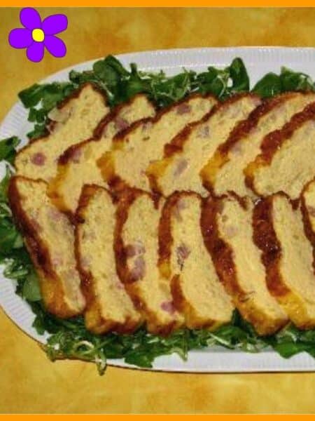 Frittata al forno con pancetta