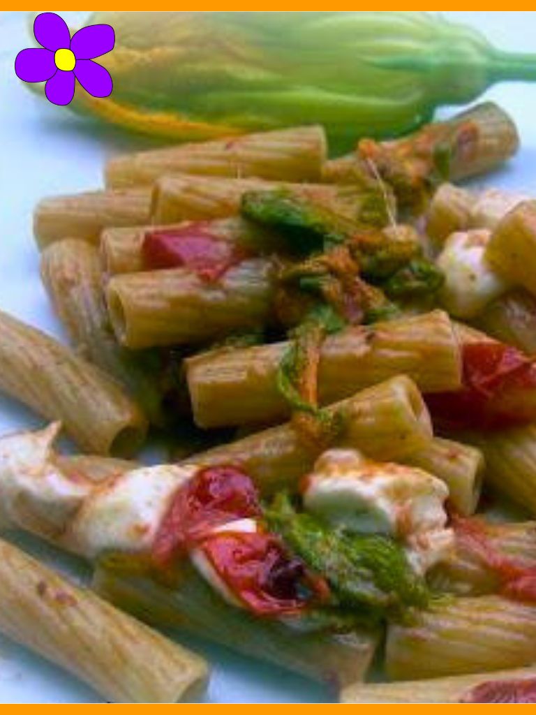 Pasta ai fiori di zucca