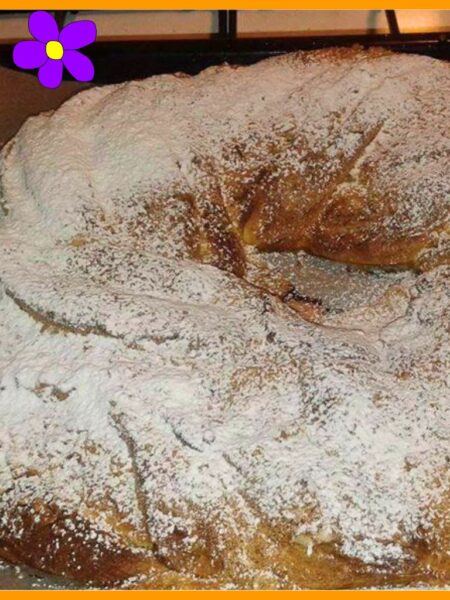 Torta angelica con lievito madre