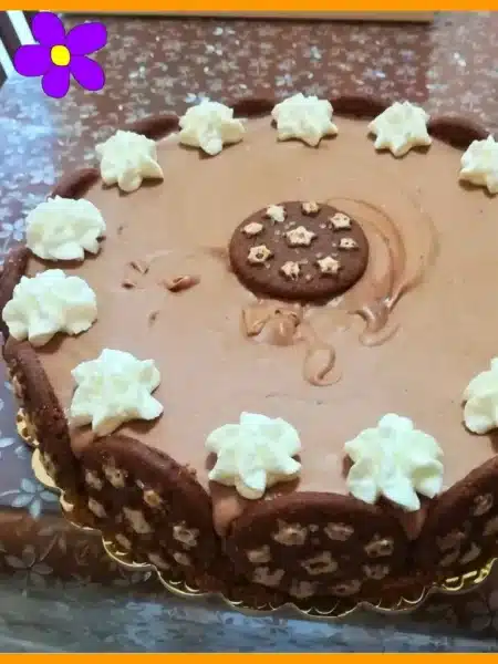 Torta pan di stelle mascarpone e nutella