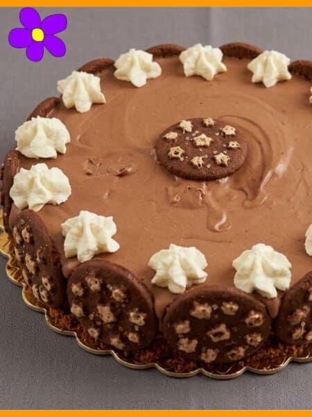 Torta pan di stelle mascarpone e nutella