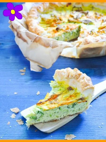 Torta salata ricotta e zucchine