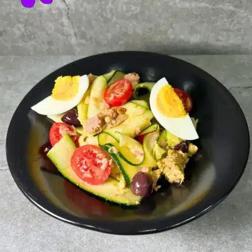 Zucchine marinate crude