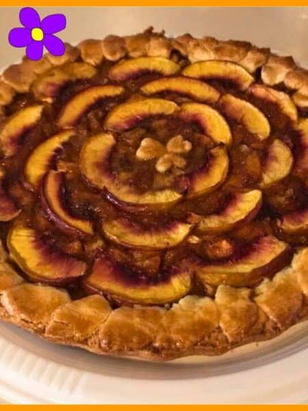 Crostata di pesche