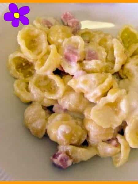 pasta con crema di formaggio