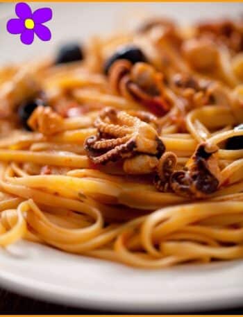 Pasta con polipetti