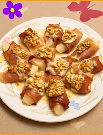 Pere e gorgonzola antipasto