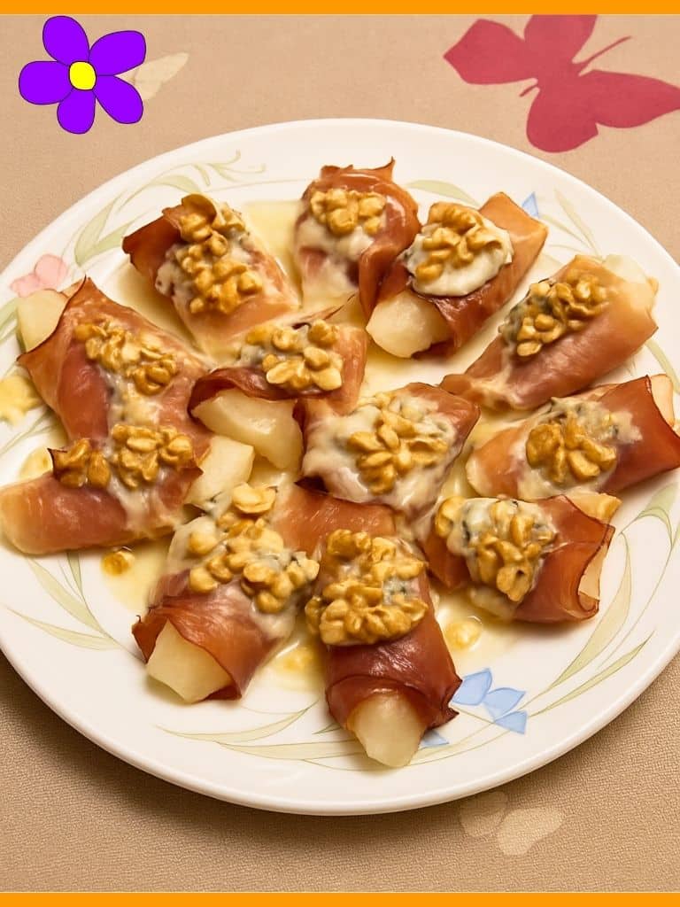 Pere e gorgonzola antipasto