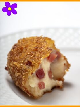 Crocchette di besciamella e speck