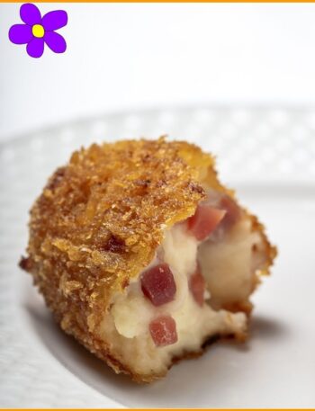 Crocchette di besciamella e speck