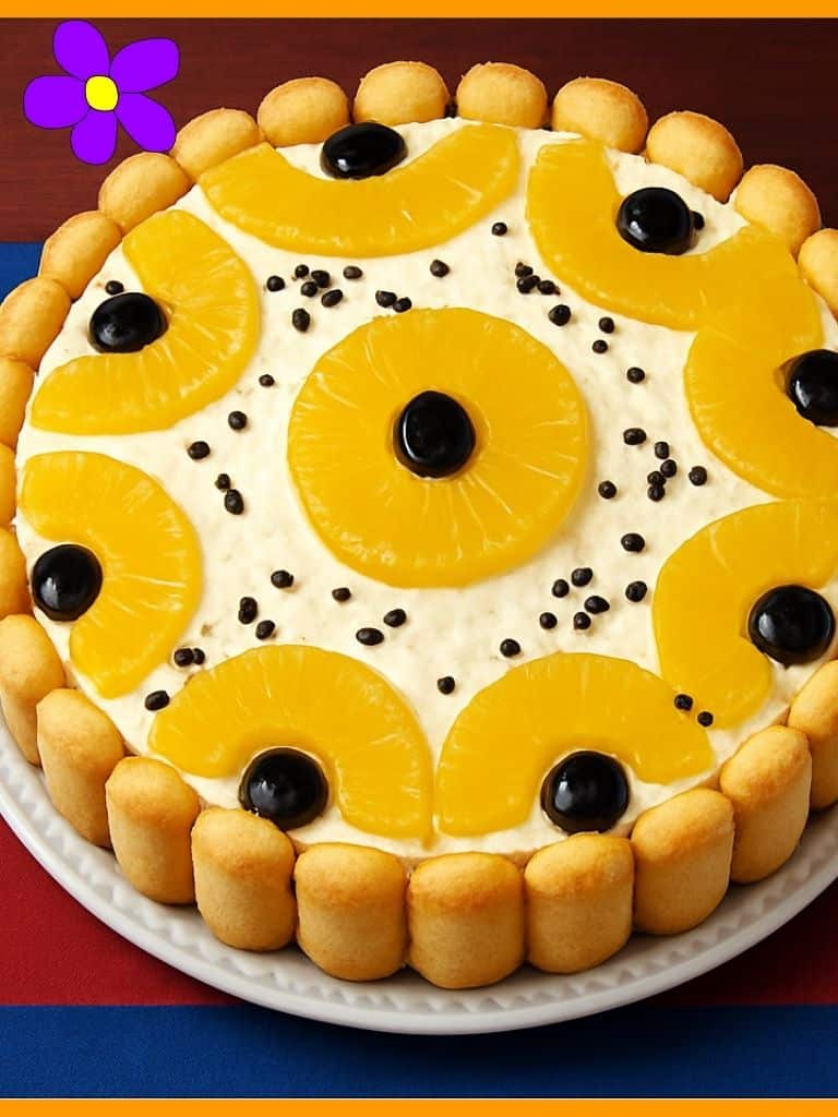 Dolce charlotte all'ananas