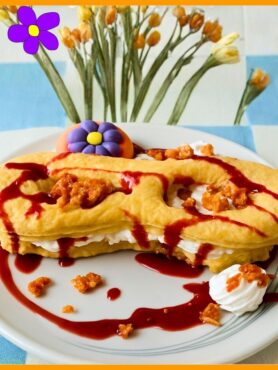 Dolce maschera di carnevale