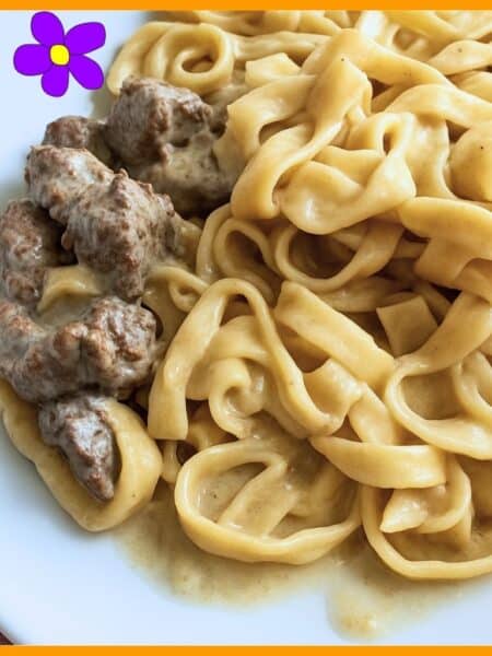 Gulash di manzo alla panna