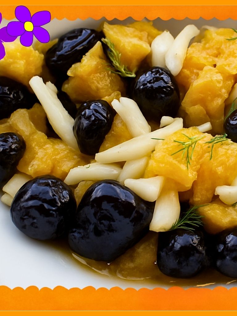 Insalata di arance e olive nere
