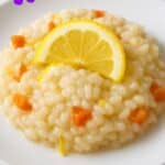 Riso al limone e gamberetti