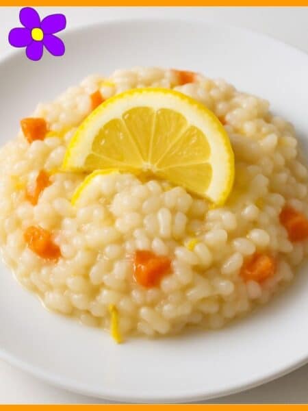 Riso al limone e gamberetti