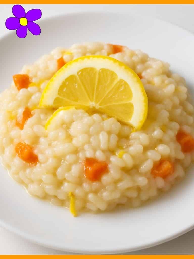 Riso al limone e gamberetti