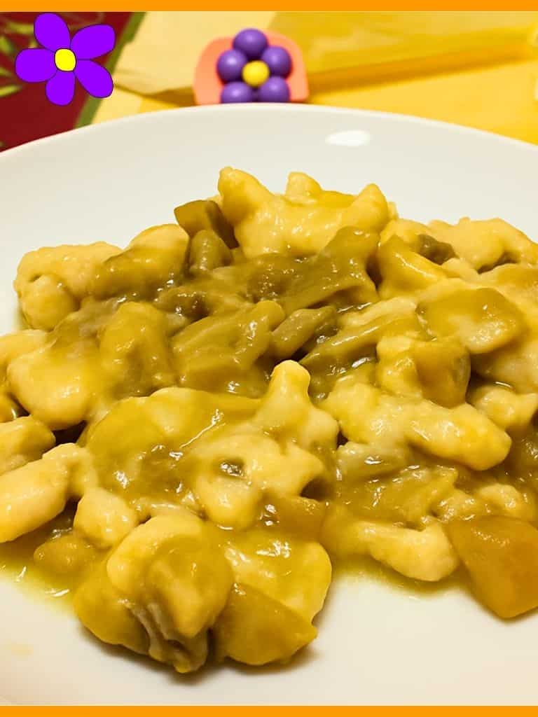 Straccetti di pollo con i funghi
