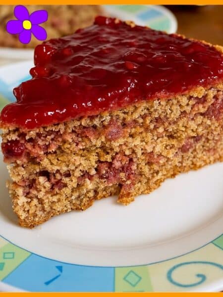 Torta grano saraceno e mirtilli