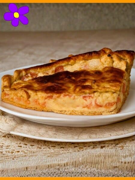 torta salata al salmone