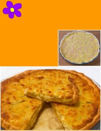 torta salata di patate e prosciutto