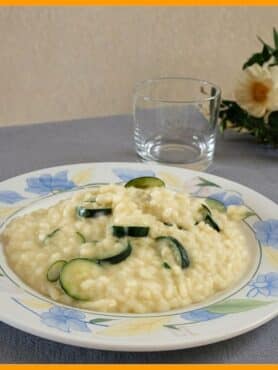 risotto con zucchine e philadelphia