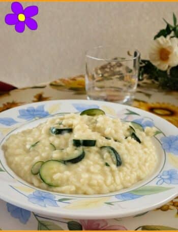 risotto con zucchine e philadelphia
