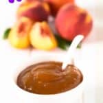 Marmellata di pesche e caffè