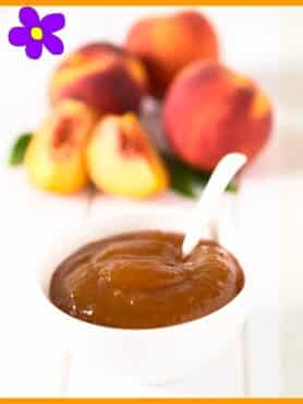 Marmellata di pesche e caffè