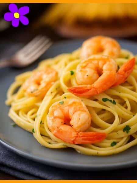 Tagliatelle con gamberetti e capesante