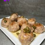 Polpette al limone e capperi